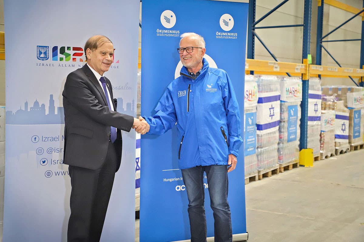 Izraeli adományokat is továbbít az Ökumenikus Segélyszervezet
