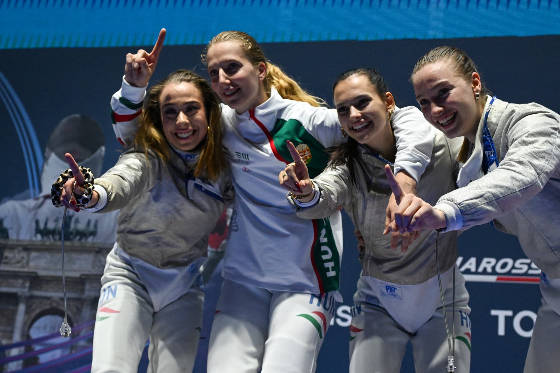 Márton Anna arra biztatja csapattársait, hogy az olimpián is élvezzék a vívást
