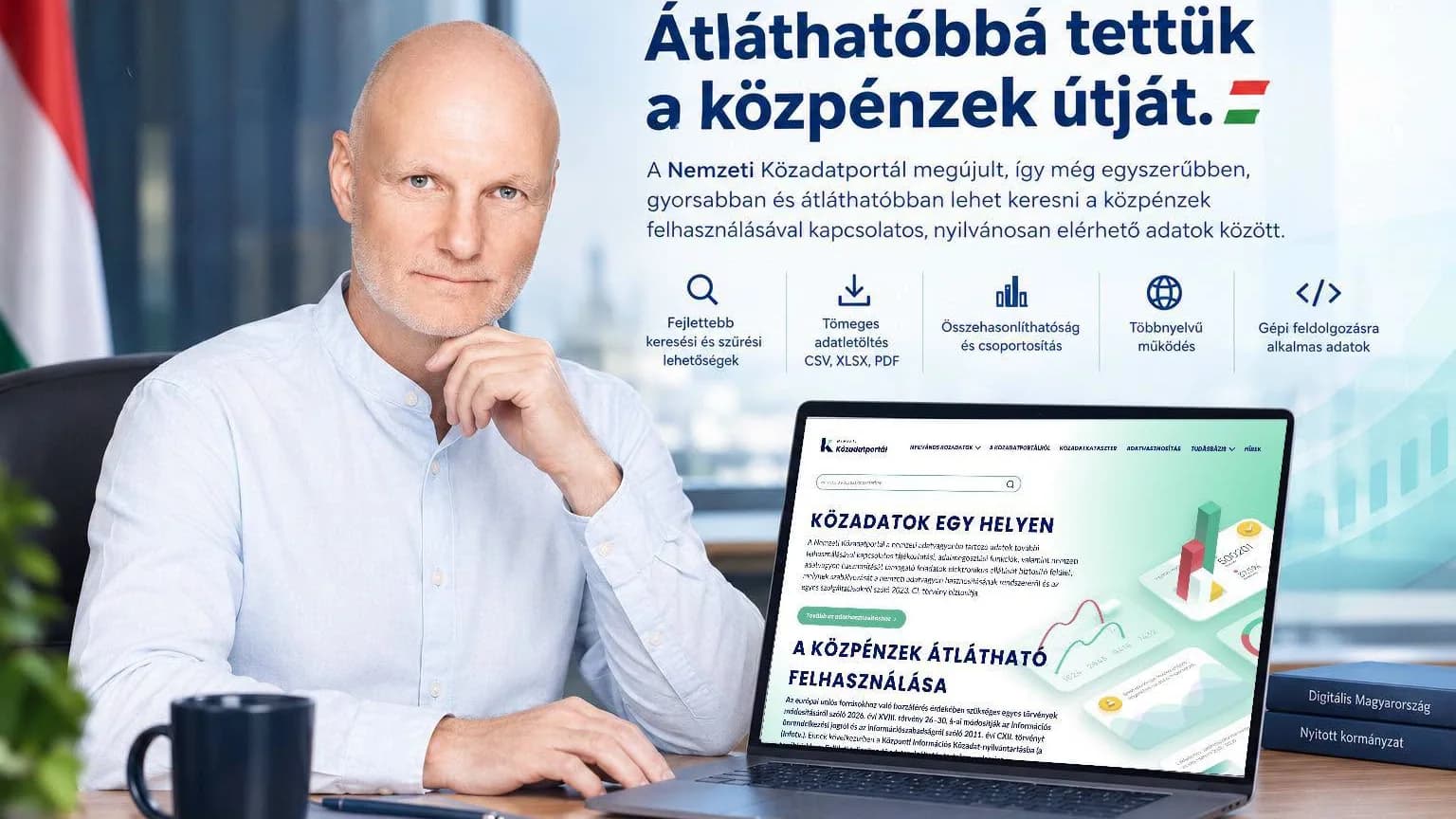 Megújult a Nemzeti Közadatportál