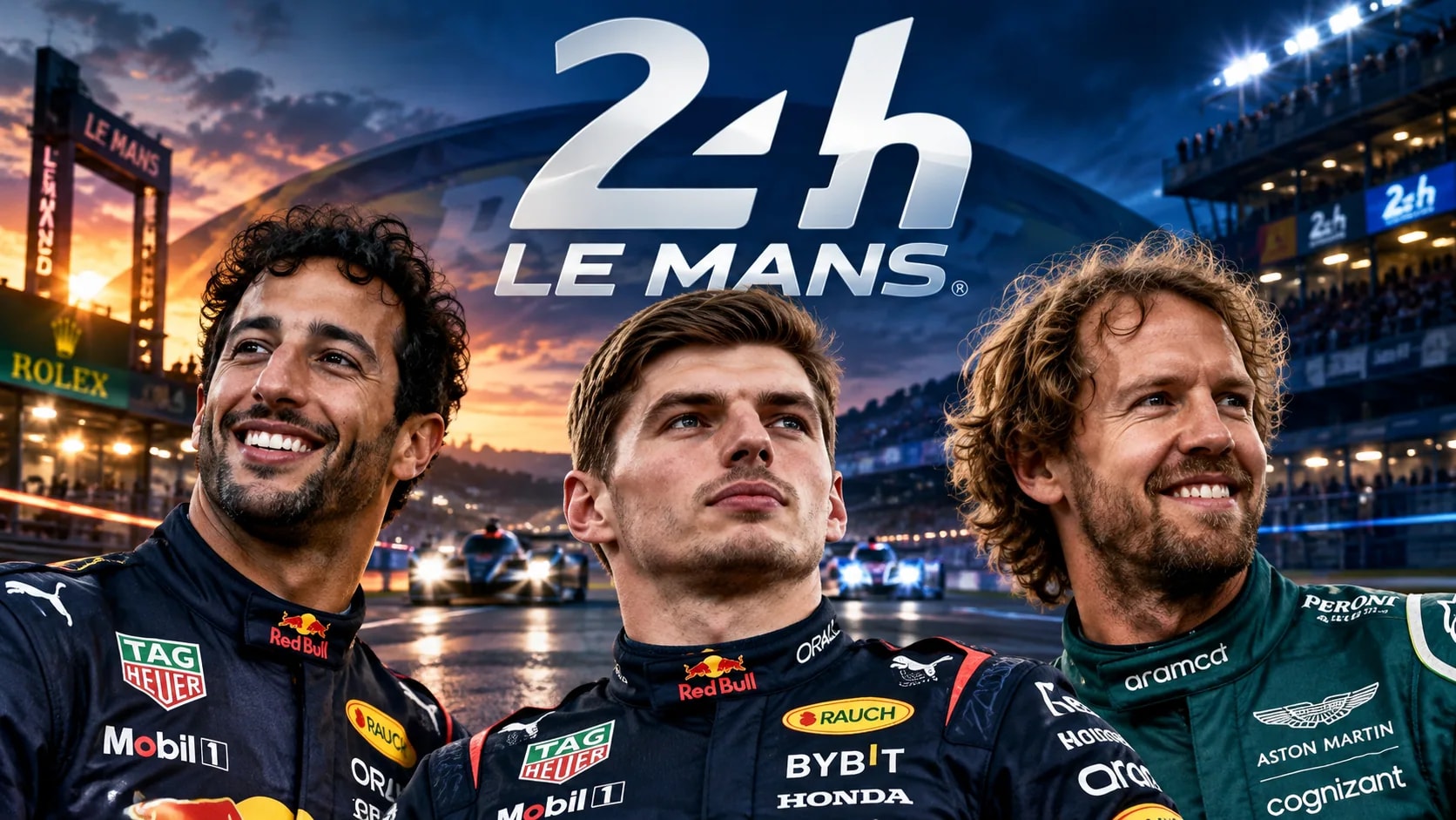 Verstappen, Vettel és Ricciardo egy csapatban