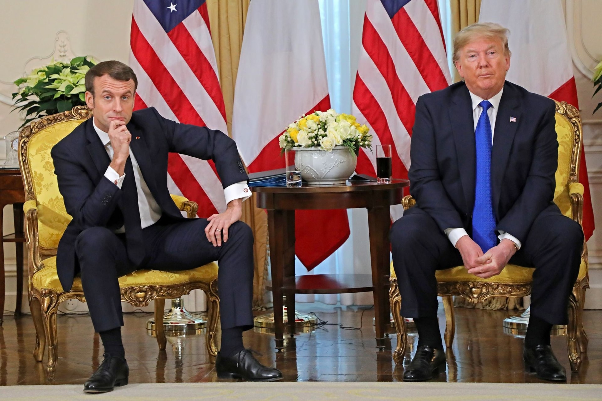 Macron fél Trumptól, ezért inkább beszállna a háborúba