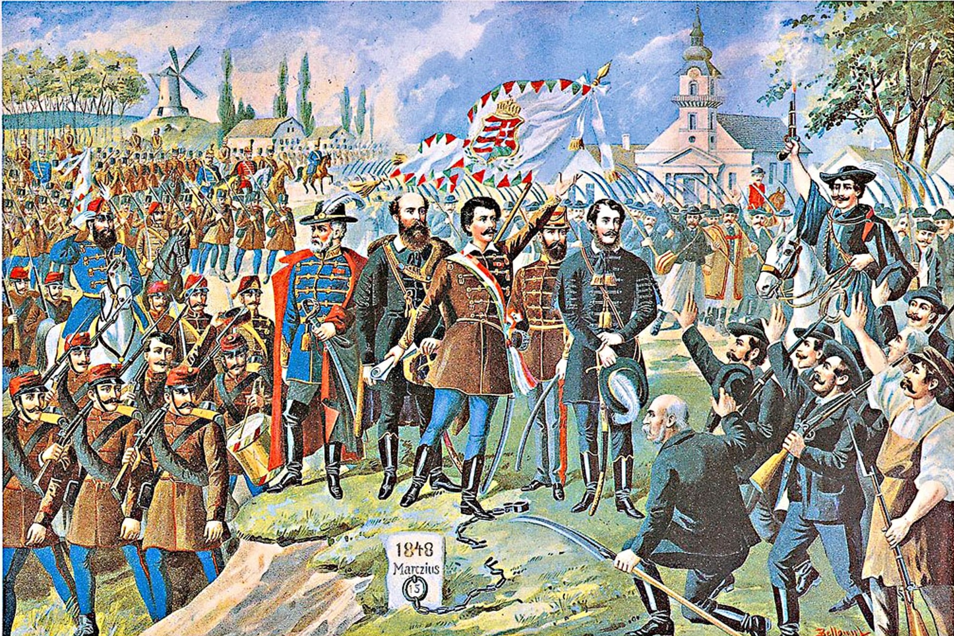 A forradalom ünnepe 1849-ben