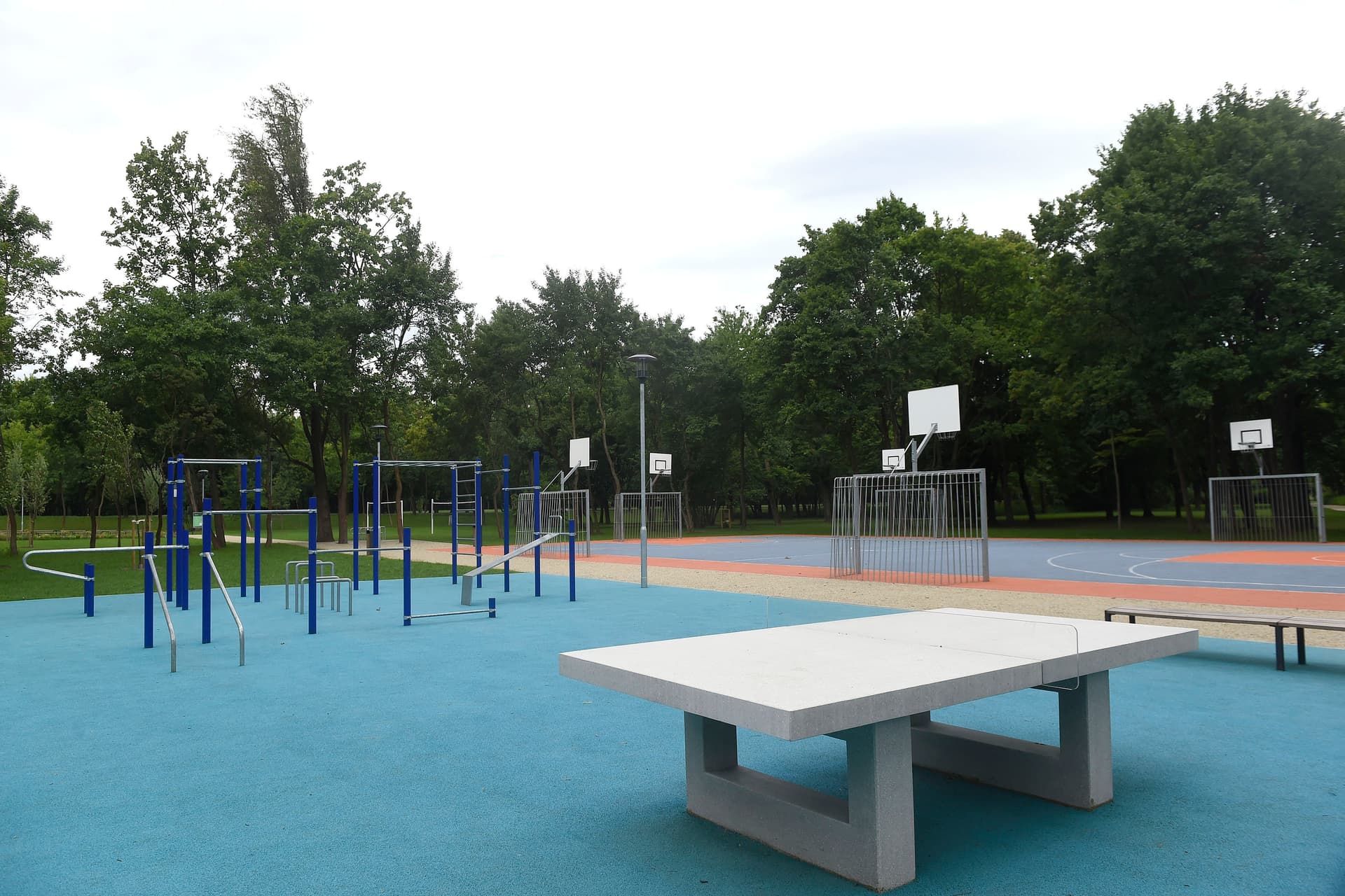 Sportparkot adtak át a Hajógyári-szigeten