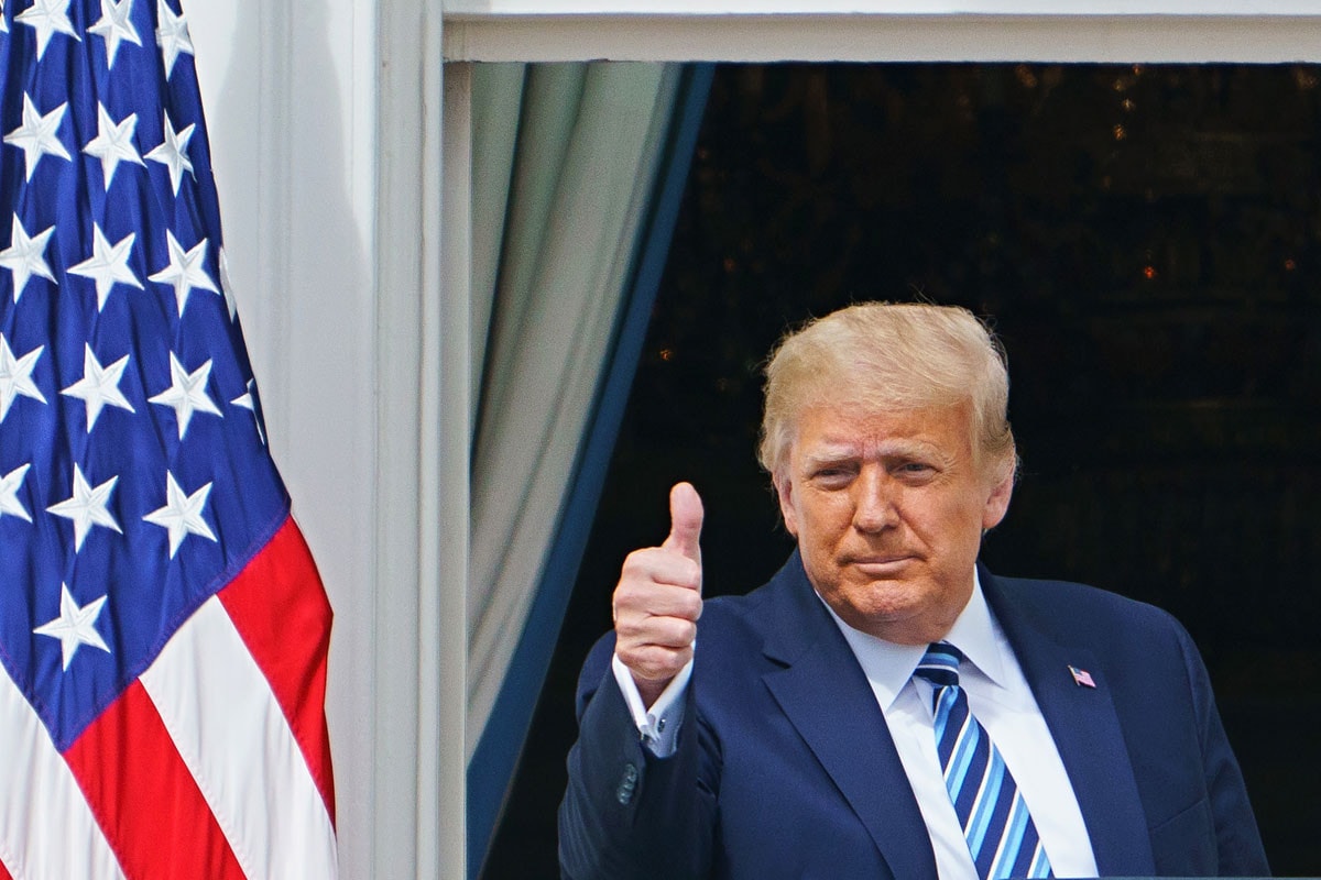 Trump újabb vírustesztje negatív lett