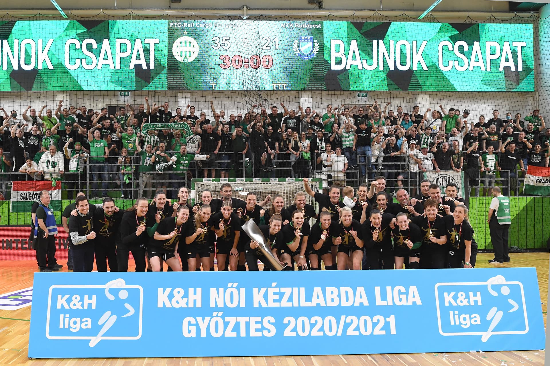 Hat év után ismét a Ferencváros nyerte a női kézilabda NB I-et