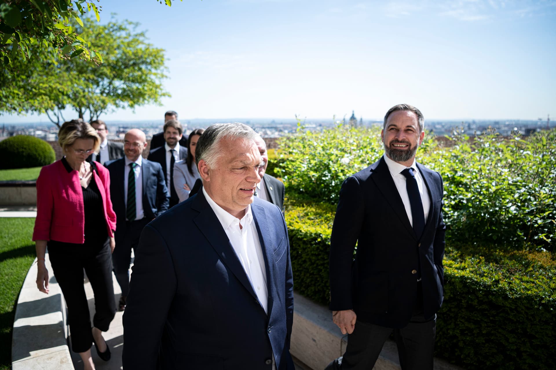 Orbán Viktor a spanyol jobboldali VOX párt vezetőjével tárgyalt
