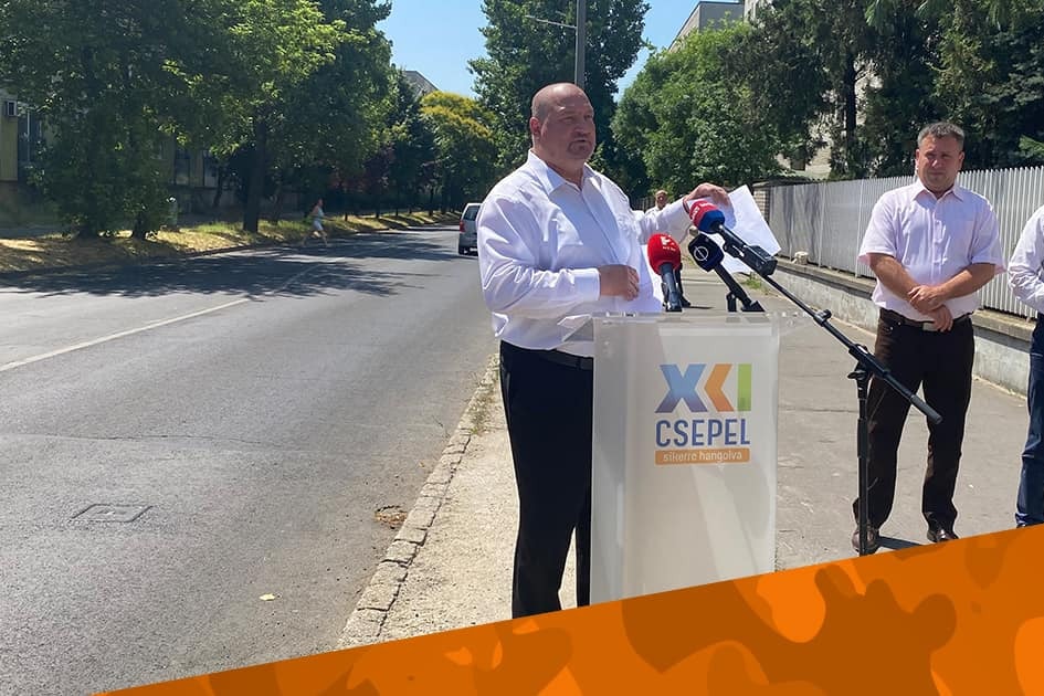 A főváros helyett a kormány újítja fel a csepeli utakat