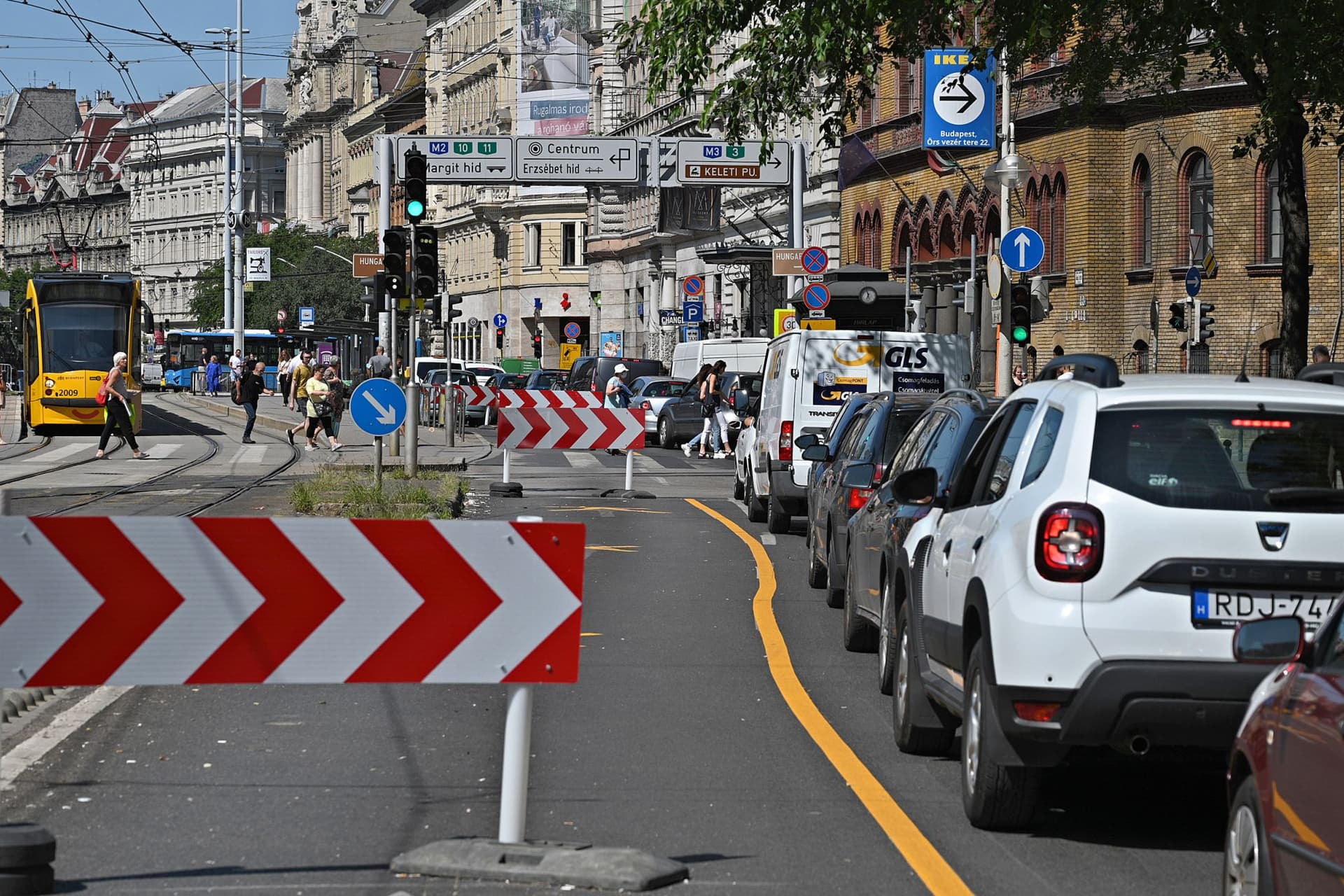 Totális káosz Budapesten