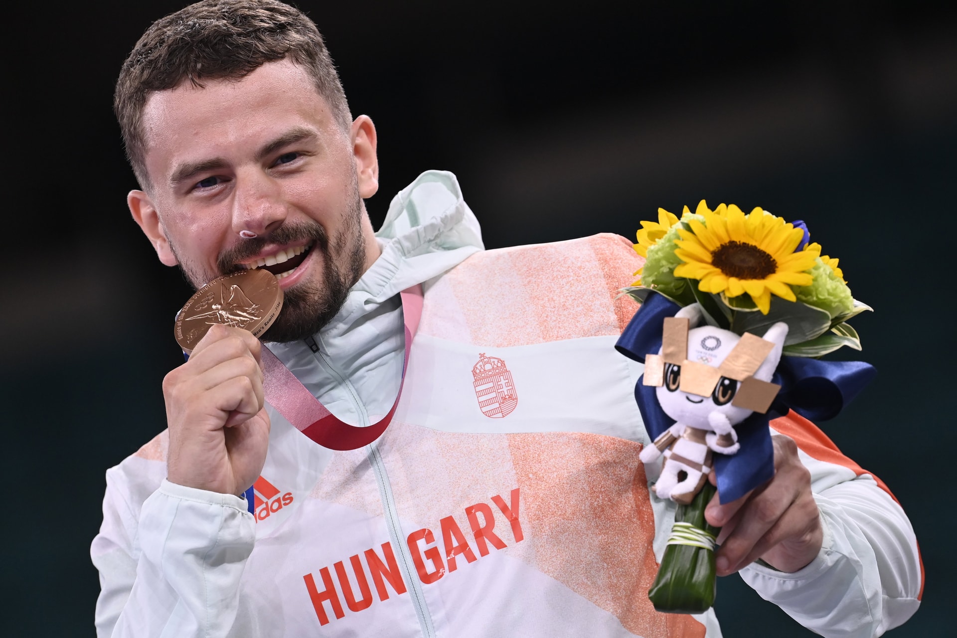 A karatés Hárspataki Gábor bronzérmes az olimpián