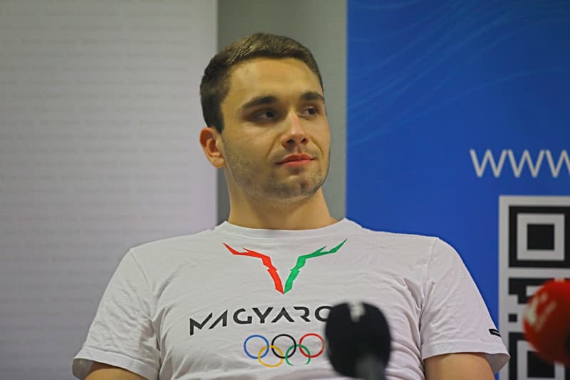 Milák Kristóf még szokja a légkört