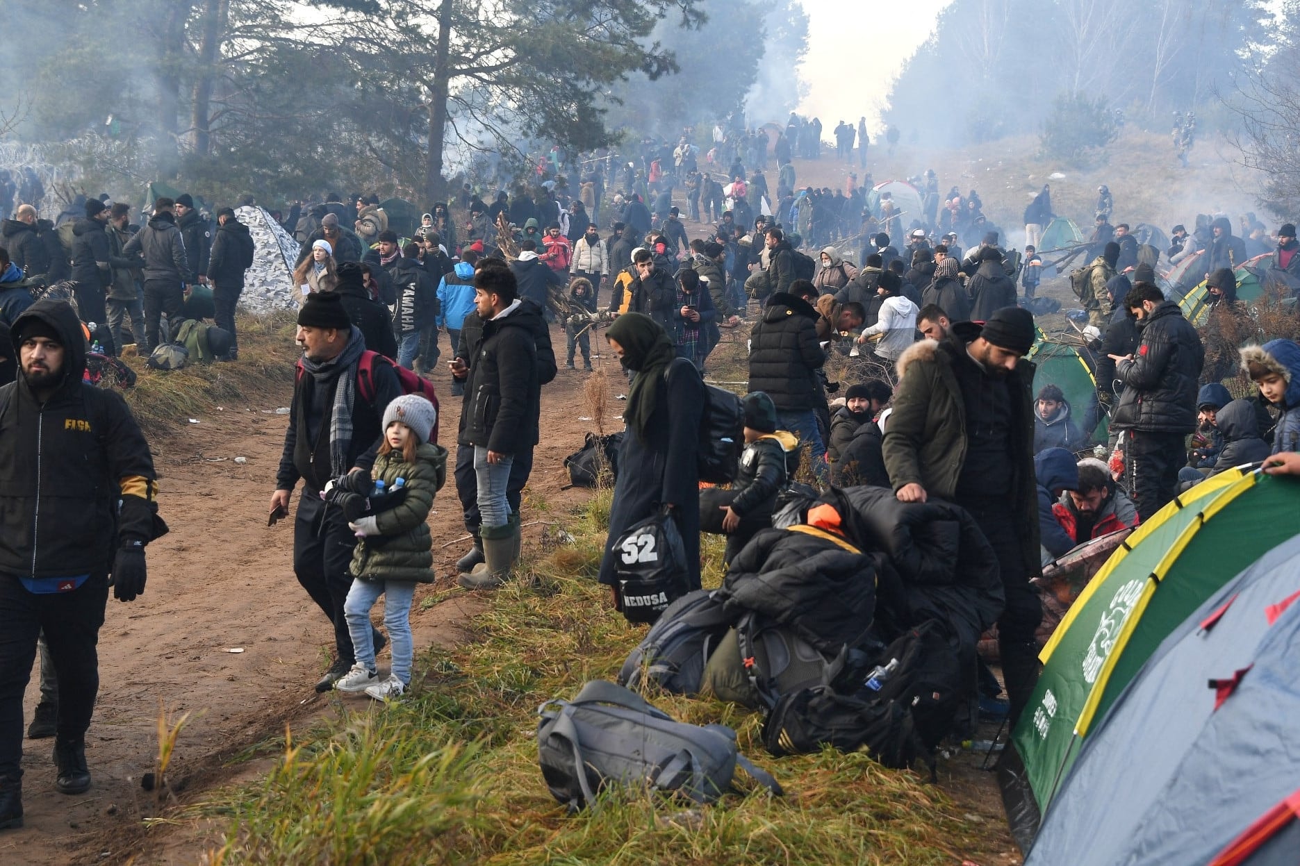 Betört két migránscsoport Lengyelországba