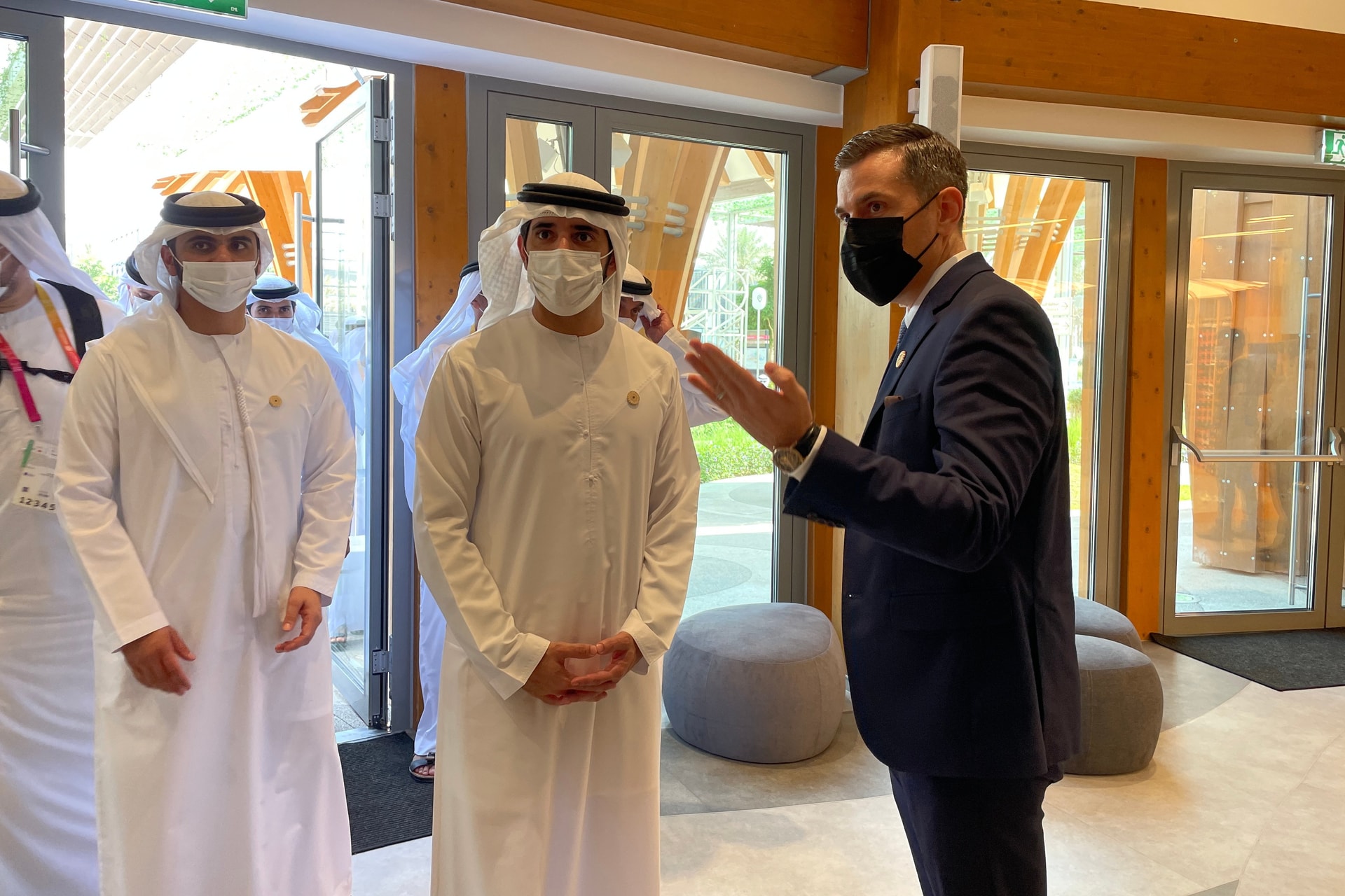 Expo 2020: Dubaj koronahercege is meglátogatta a magyar pavilont