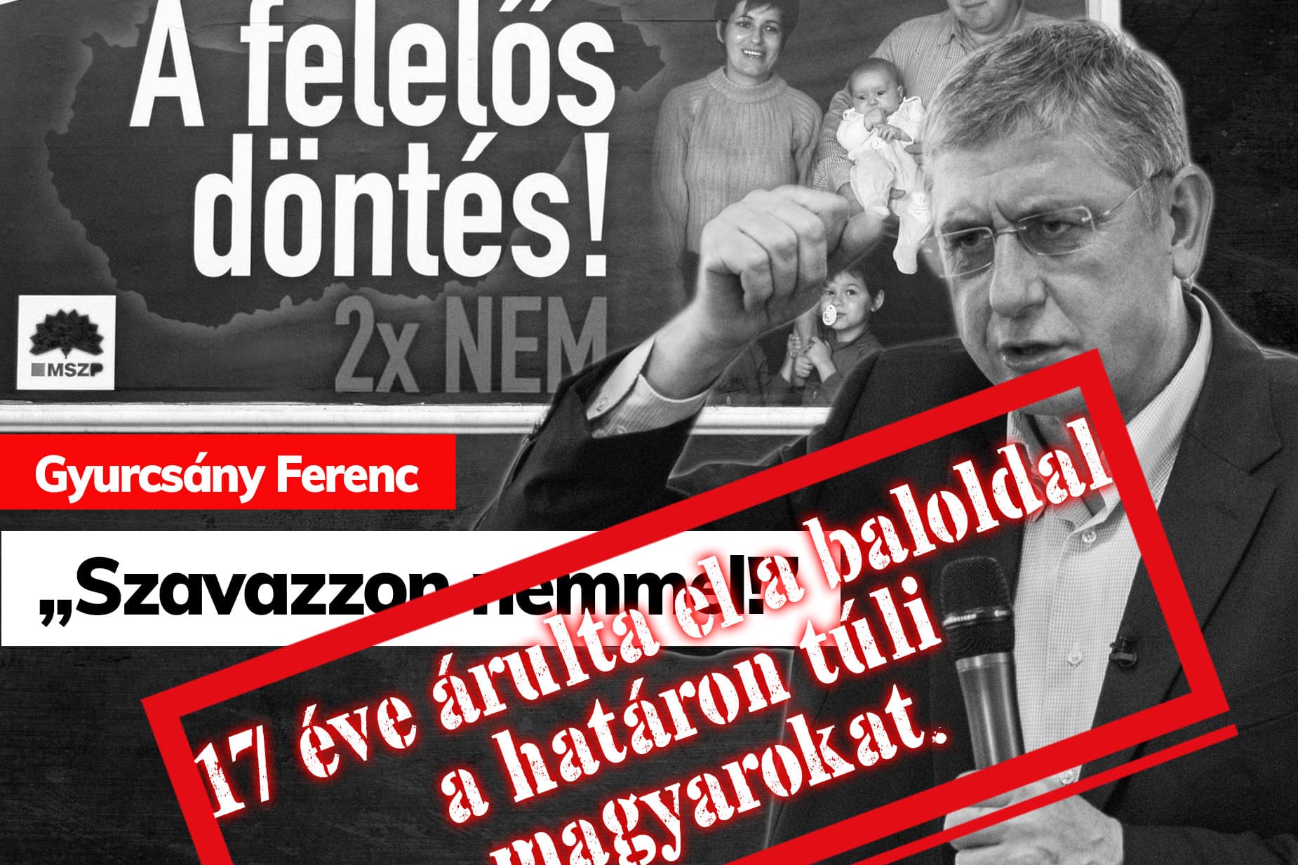 Nem szabad engedni, hogy a baloldal újra felszakítsa a határon túliak sebeit