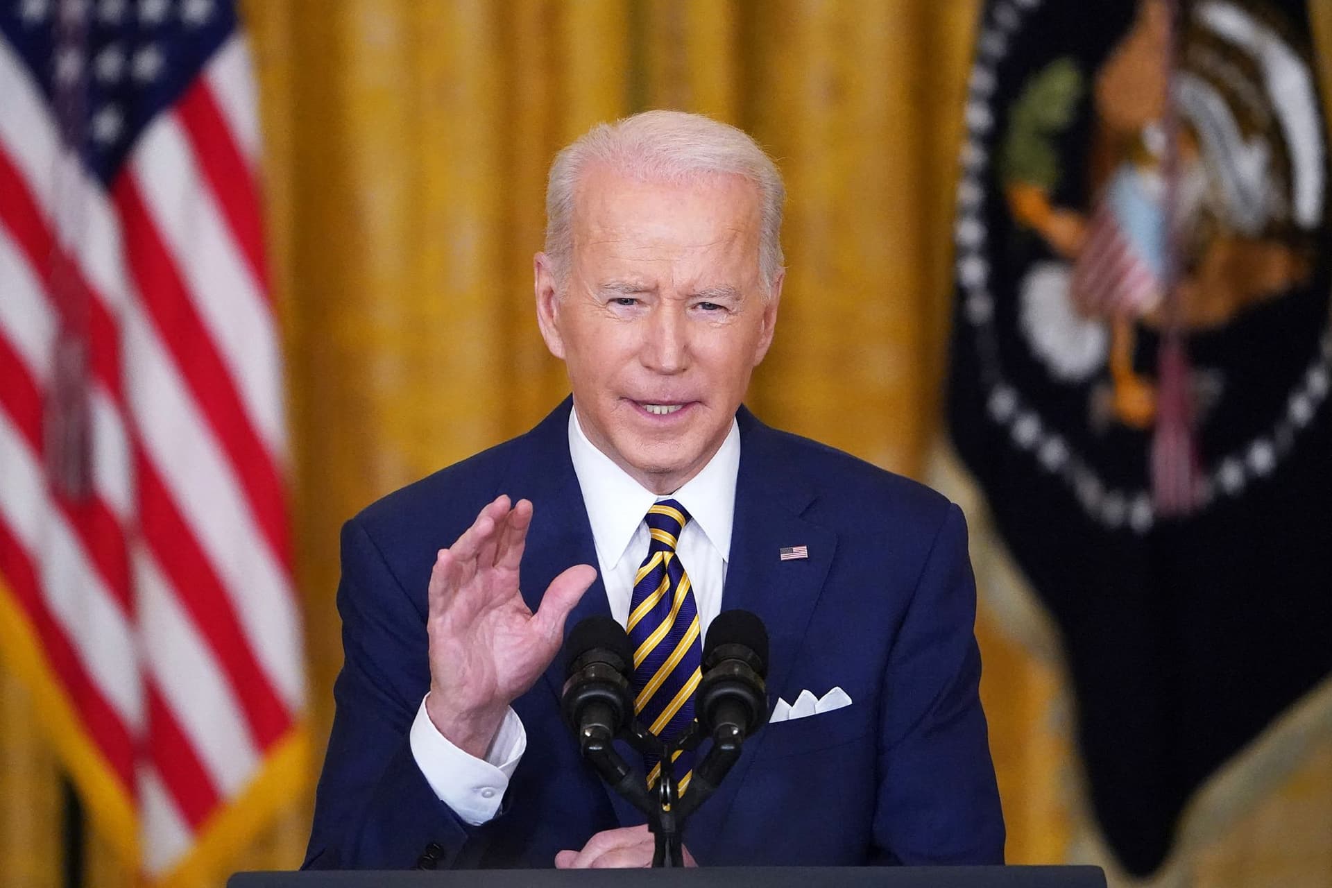 Biden: Továbbra is fennáll az orosz invázió lehetősége
