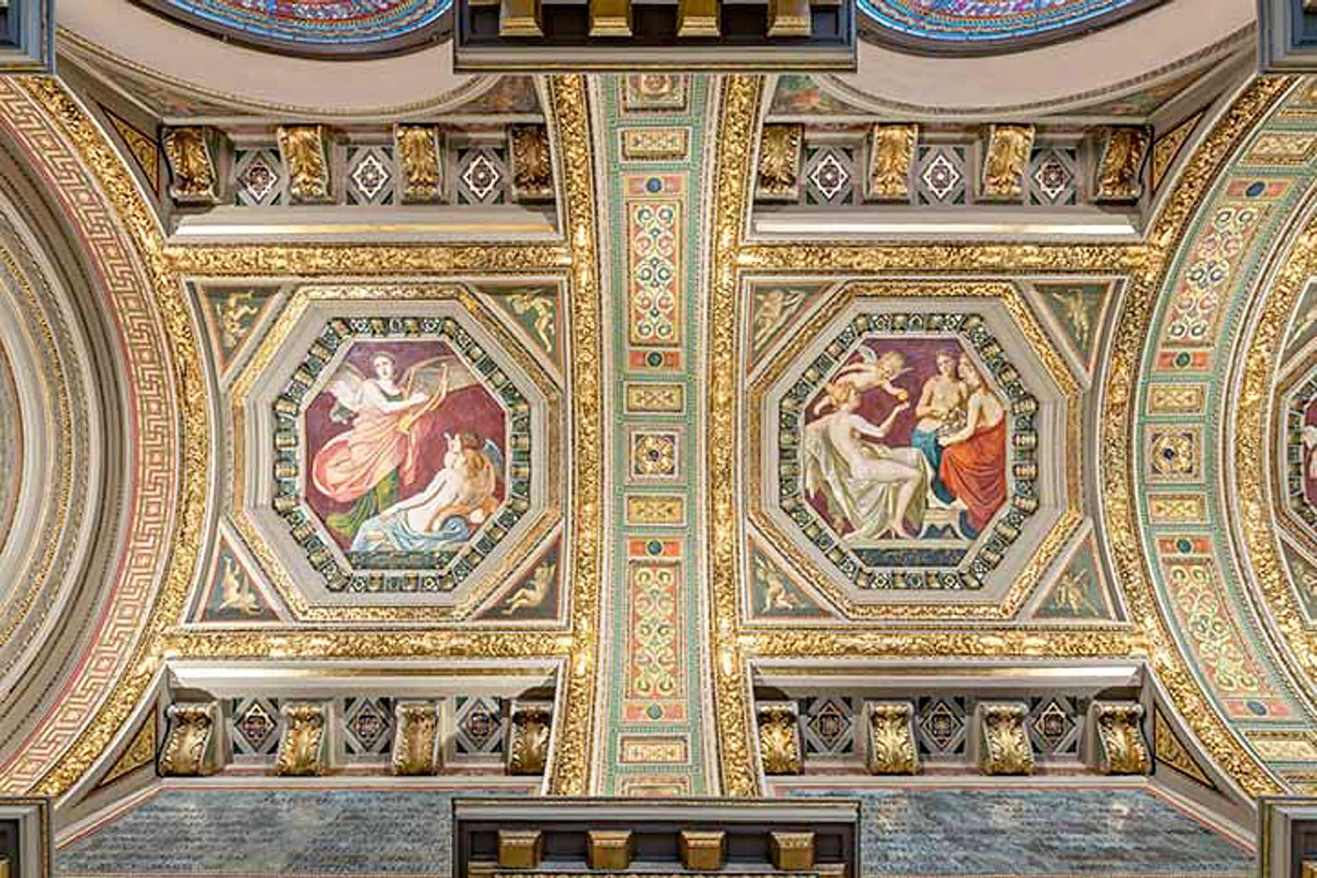 Befejeződött a Lotz-freskók restaurálása a Magyar Képzőművészeti Egyetemen