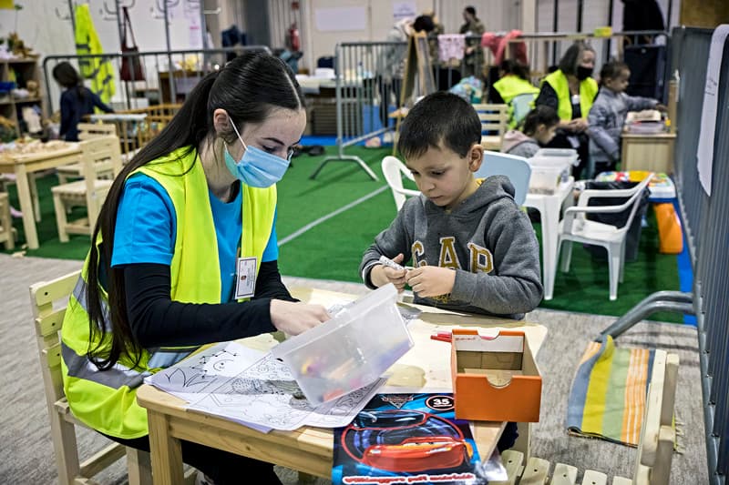 Ukrán menekültek a magyar oktatásban