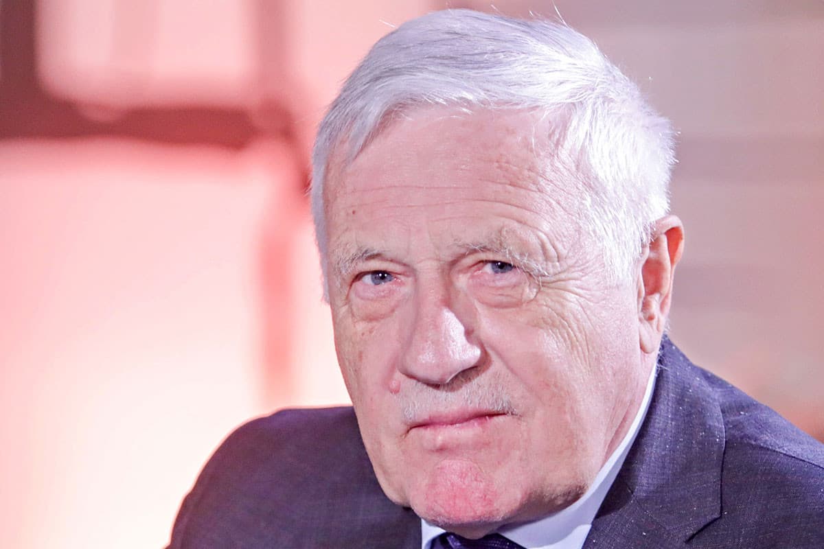 Václav Klaus nem hajlandó részt venni az oroszellenes hisztériában
