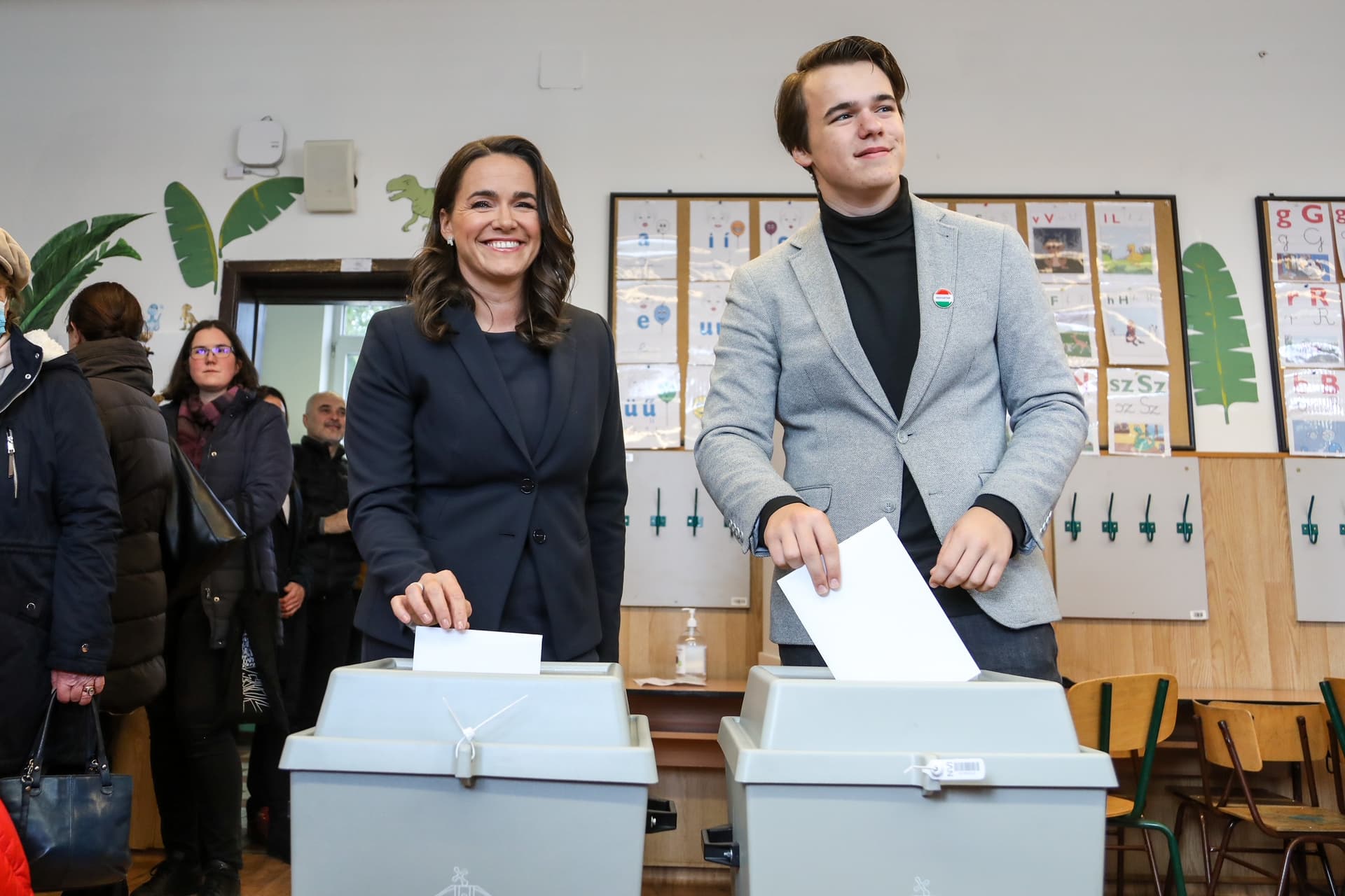 Novák Katalin és Áder János is voksolt a választáson
