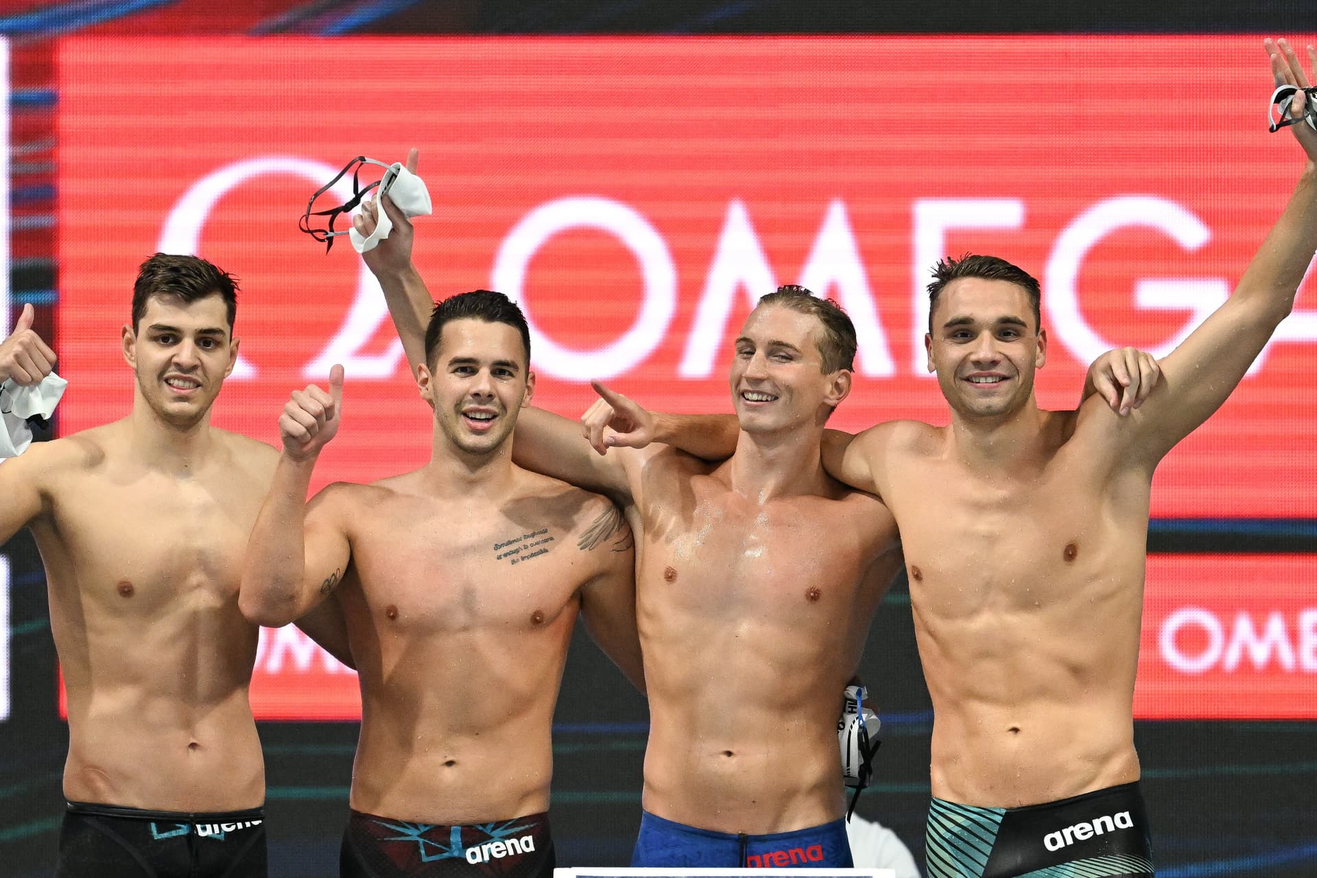 Országos csúccsal döntős a 4x200 méteres magyar férfi gyorsváltó