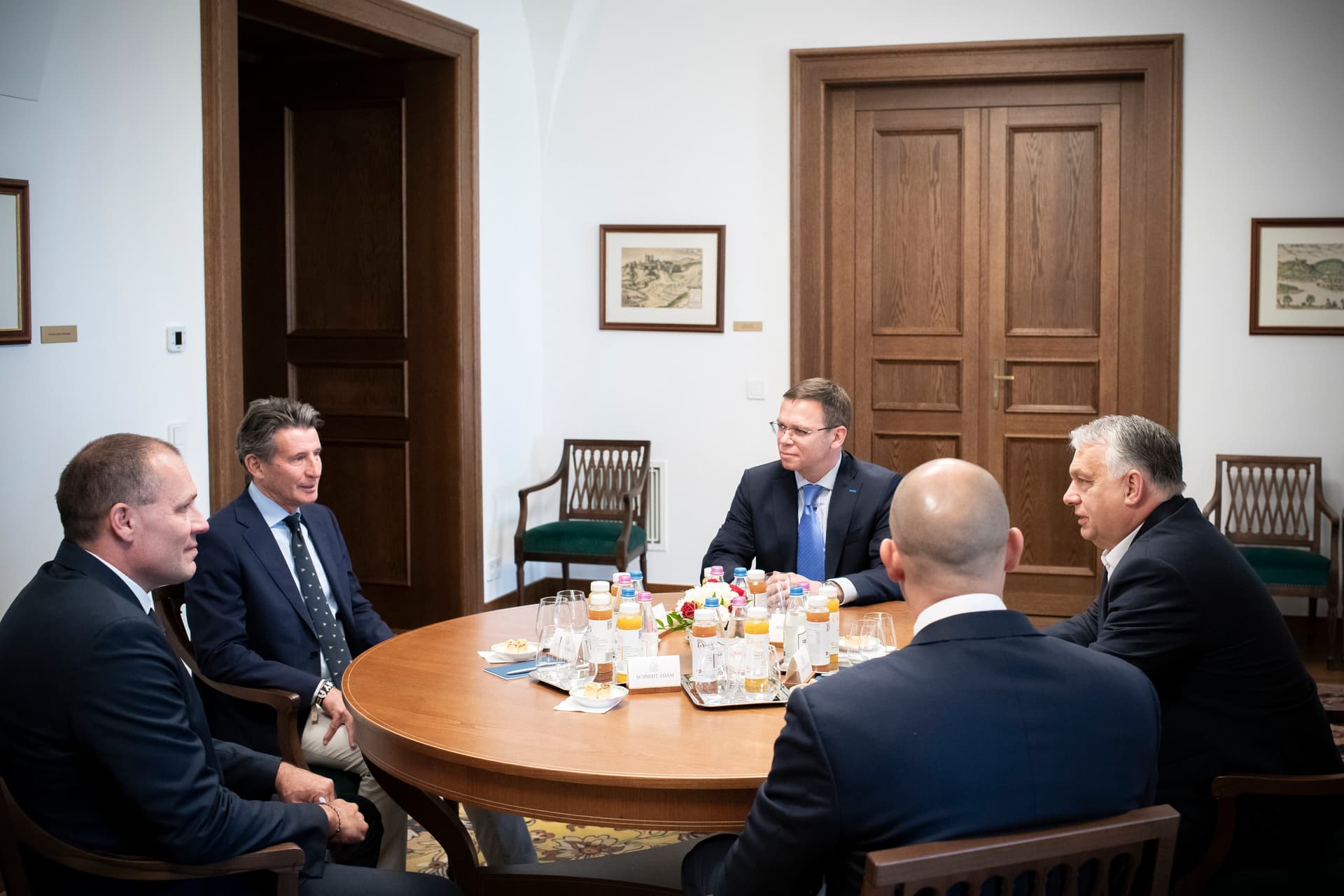 Orbán Viktor fogadta a Nemzetközi Atlétikai Szövetség elnökét