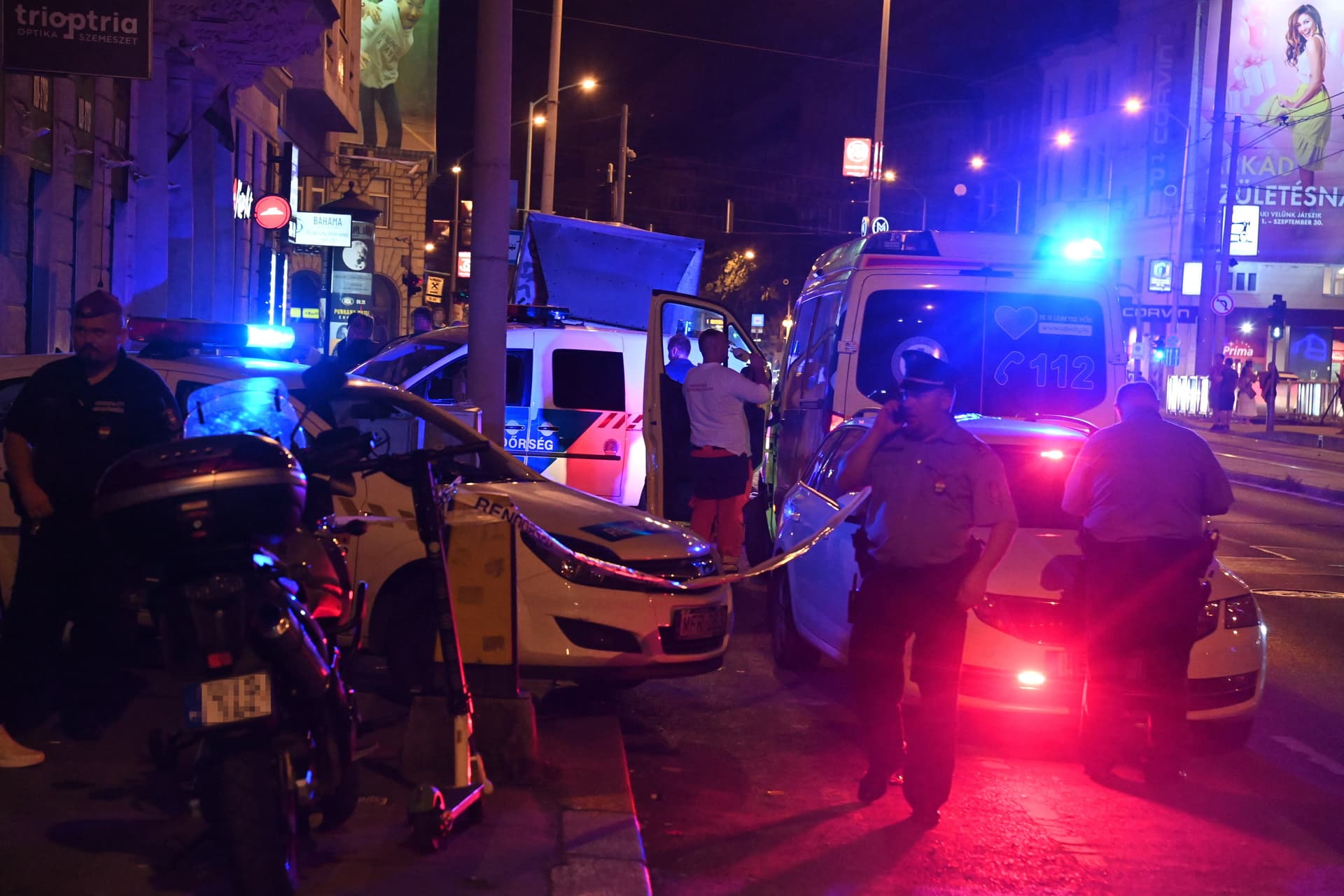 A kilencedikről ugrott a halálba egy férfi szombat este Újbudán