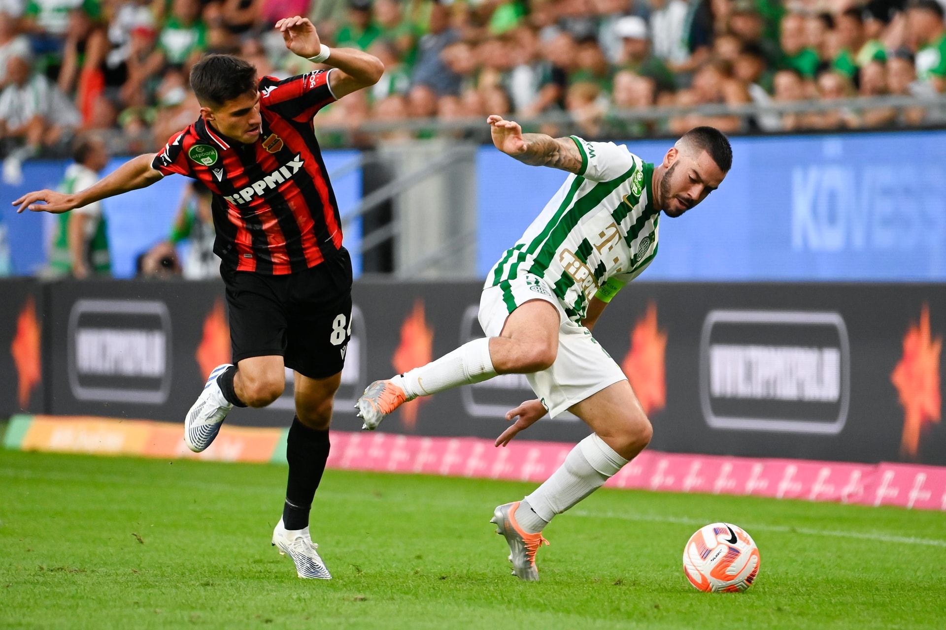 A nyeretlen Újpest a veretlen Ferencvárost fogadja