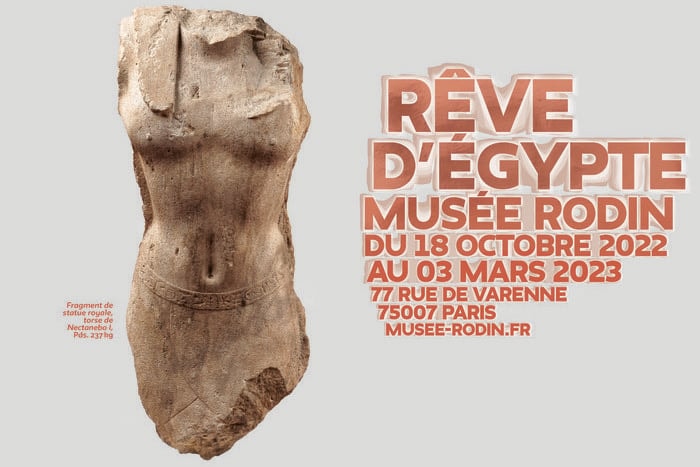 Kiállították Rodin egyiptomi gyűjteményét a szobrász párizsi múzeumában