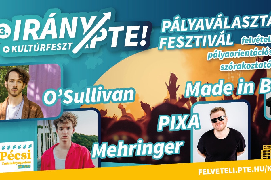 Koncertekkel tarkított pályaválasztási fesztivált rendez a PTE