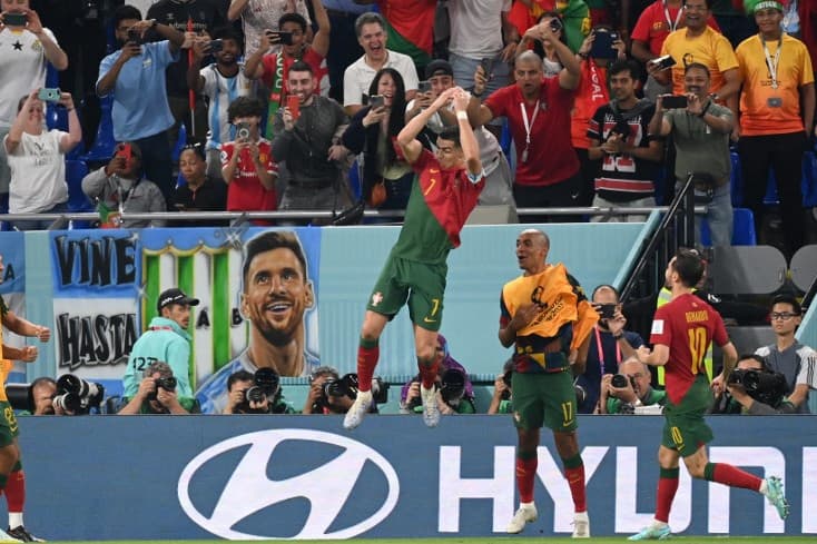 Ünnepelt, majd bosszankodott Cristiano Ronaldo