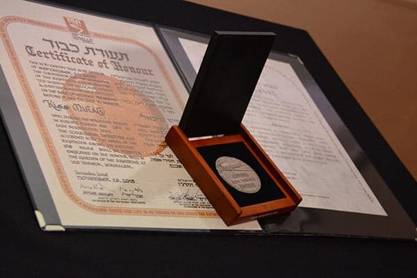 Magyar zsidómentők előtt tisztelegtek Izraelben