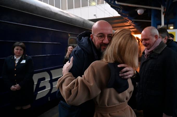 Charles Michel az uniós támogatásról tárgyal Kijevben