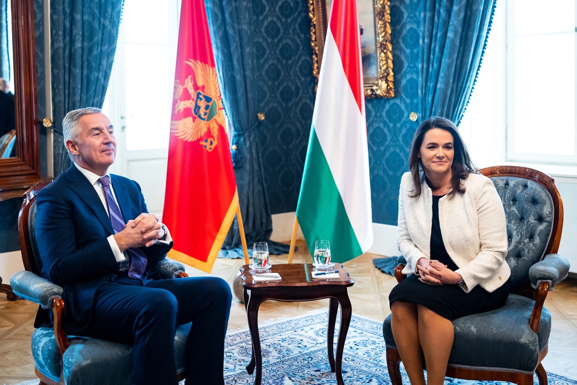 Novák Katalin találkozott Milo Djukanovic montenegrói elnökkel