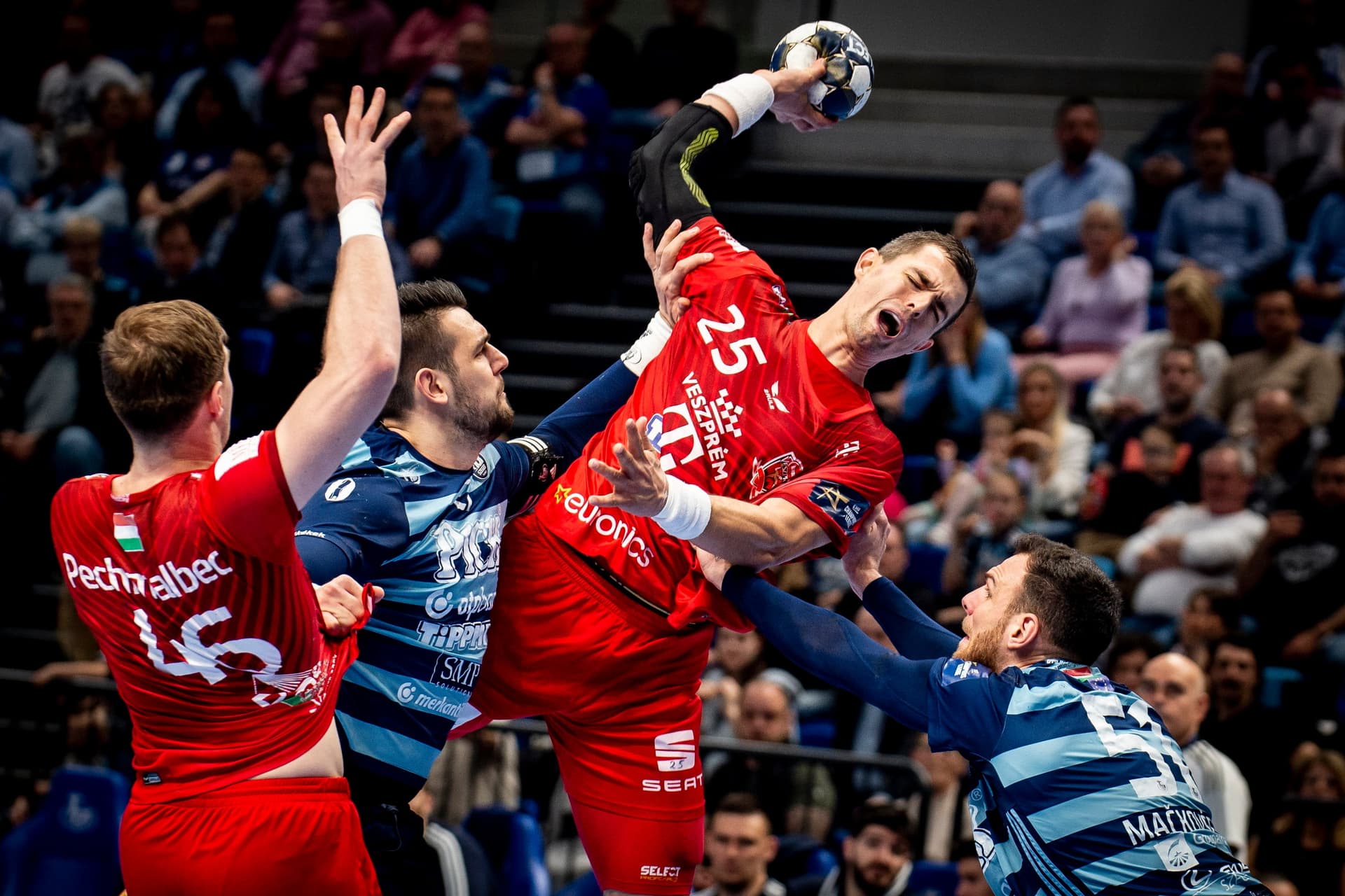 Kiütéssel győzött a Veszprém Szegeden