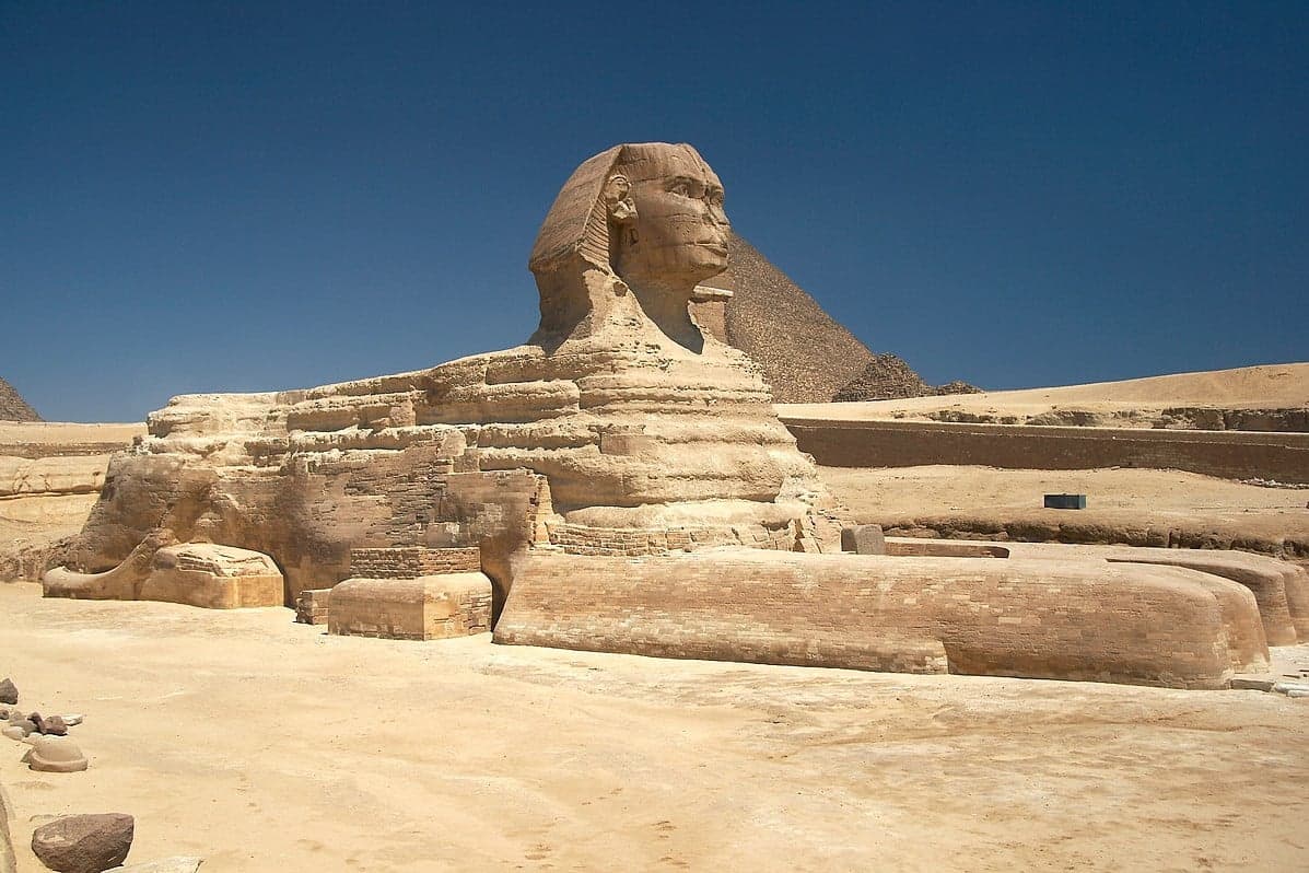 Szfinxszerű ókori római szobrot fedeztek fel egyiptomi régészek