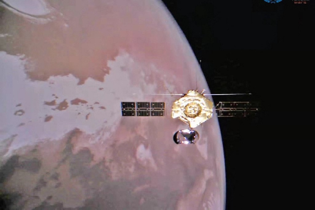 Kína bemutatta első színes globális Mars-térképét