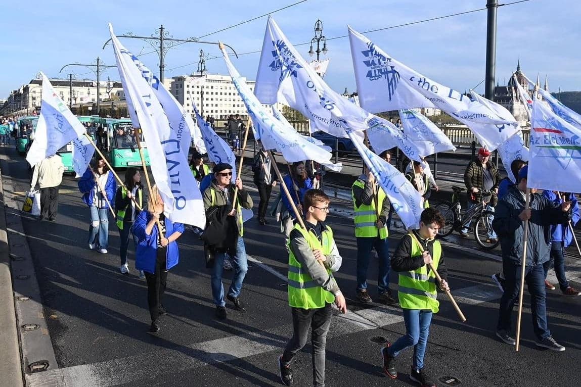 Vasárnap tartják az Élet menetét Budapesten