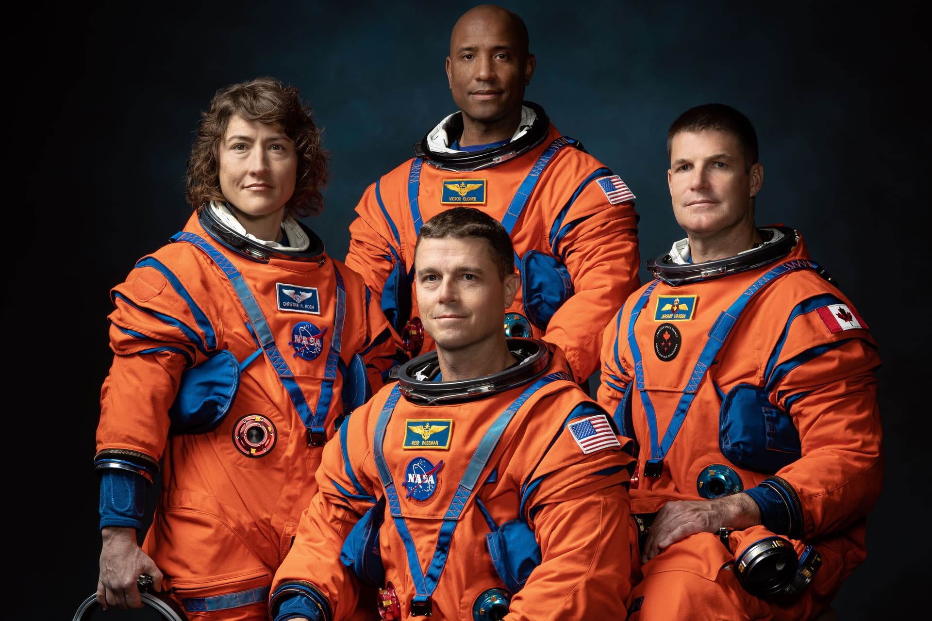 A NASA bemutatta a Holdat megkerülő űrhajósokat