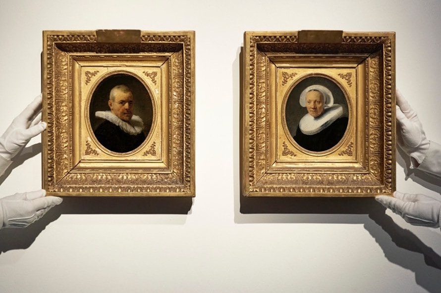 Elárvereznek egy sokáig feledésben lévő Rembrandt-festménypárt