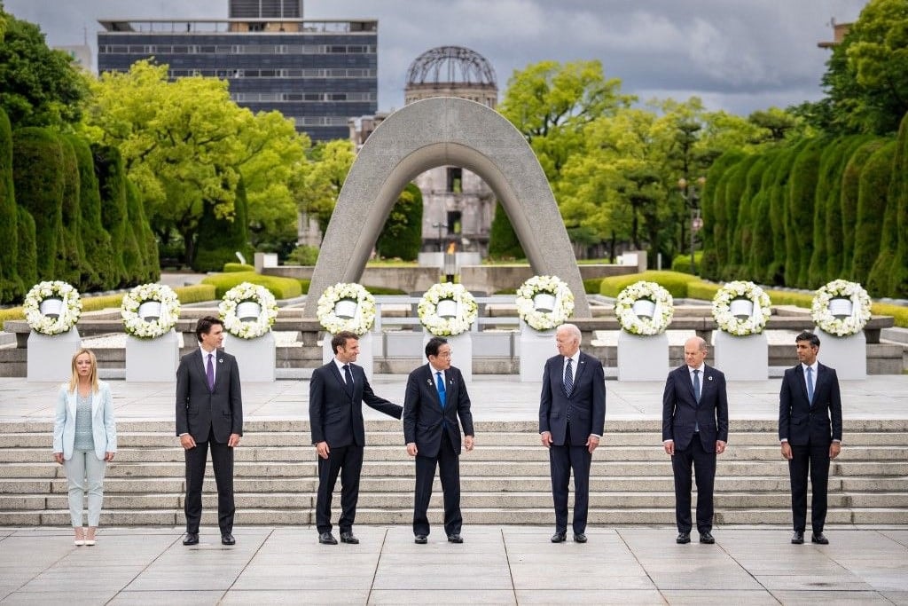 A G7 vezetői Hirosimába utaztak