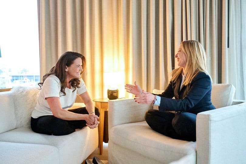 „Baráti beszélgetés” Novák Katalin és Giorgia Meloni között