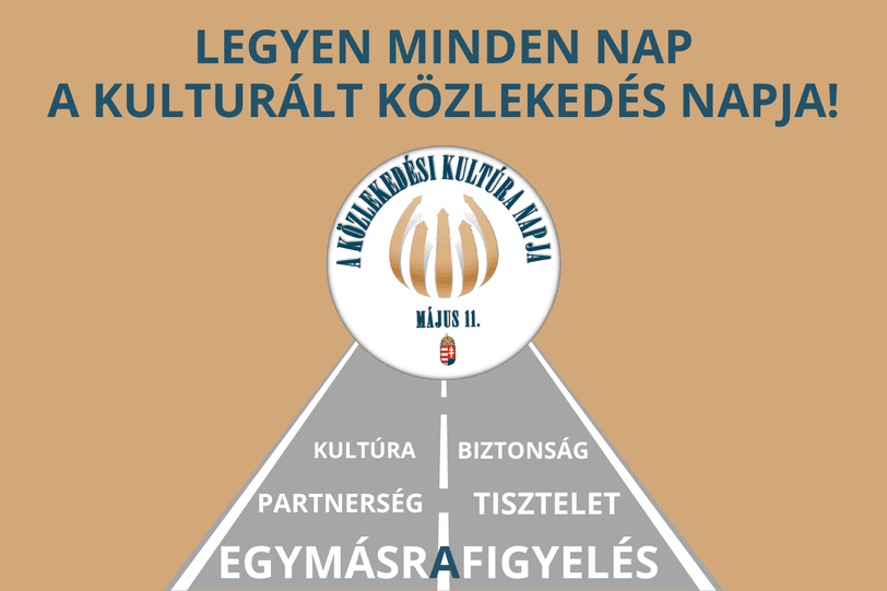 Kampány a kulturált viselkedésért a közlekedési kultúra napján