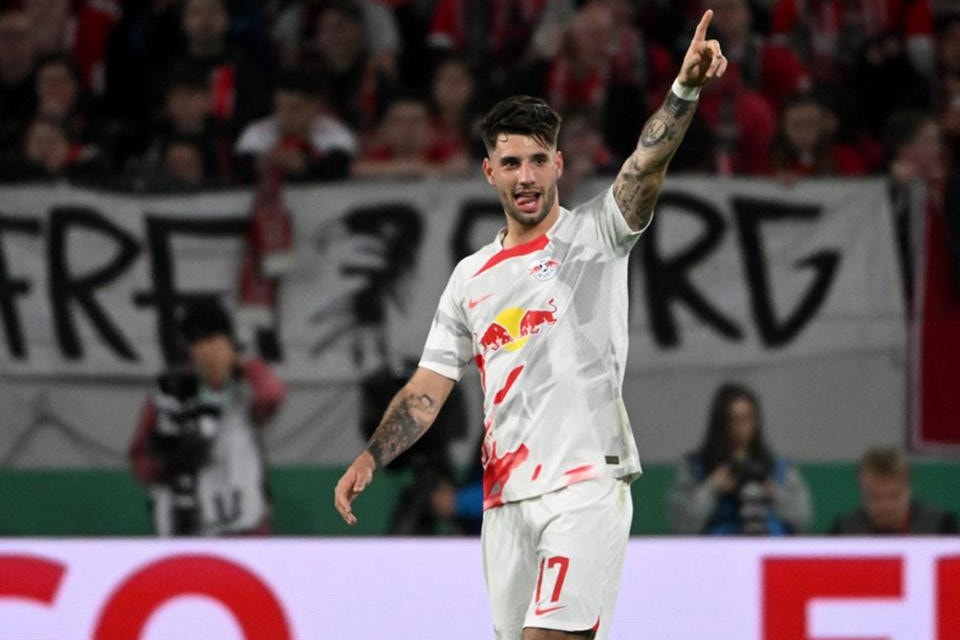 Szoboszlai duplázott, a Lipcse kupadöntős!