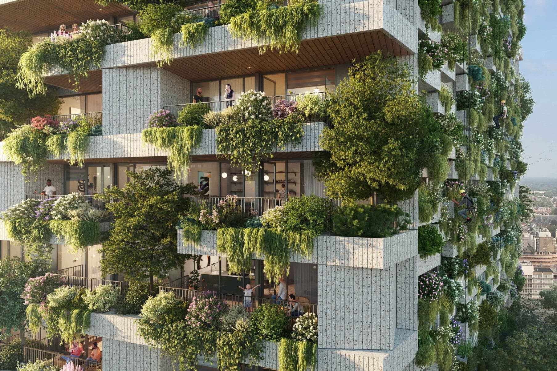 Utrecht új függőleges erdeje tízezer növénynek és fának ad otthont