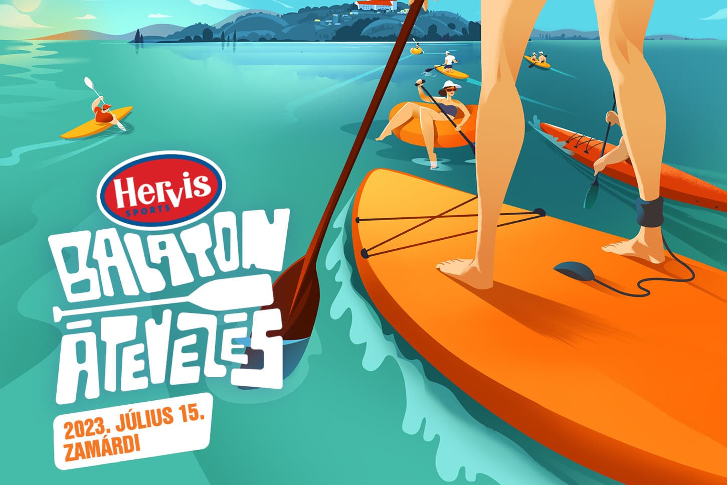 Július 15-én tartják meg idén a Balaton-átevezést