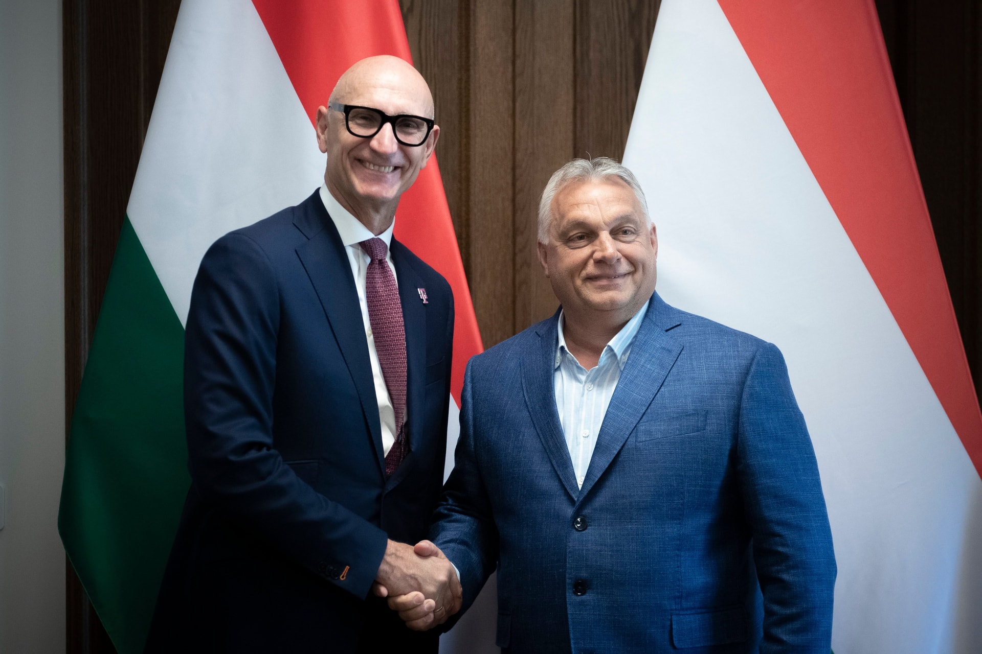 Orbán Viktor a Deutsche Telekom vezérigazgatójával tárgyalt