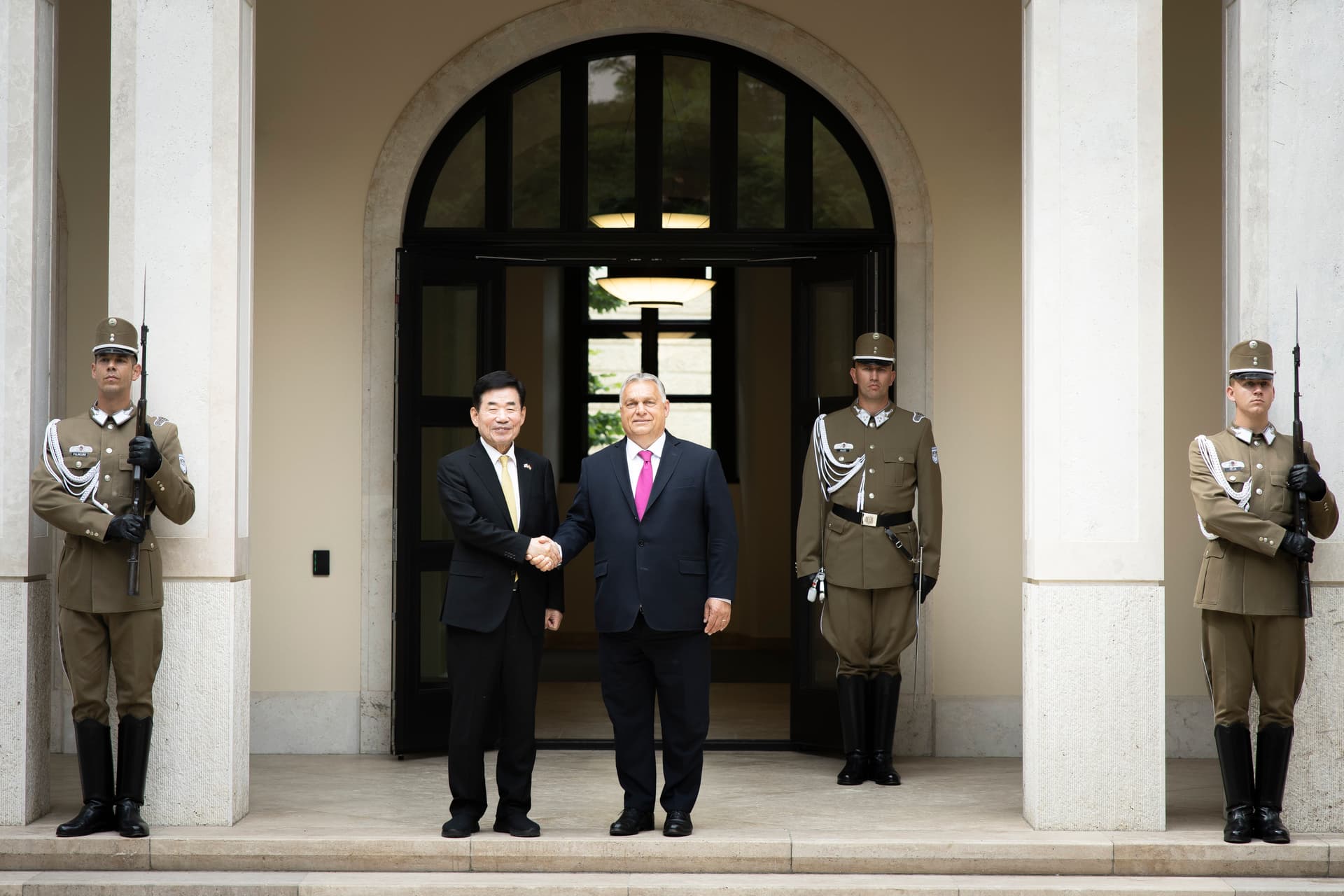 Orbán Viktor a dél-koreai parlament elnökét fogadta