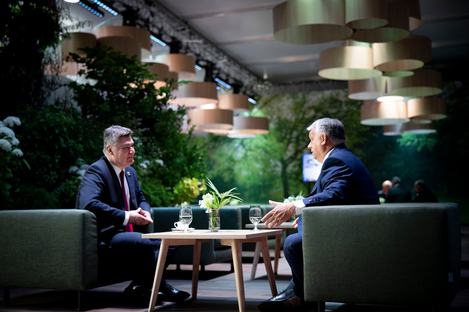 Orbán Viktor a horvát államfővel tárgyalt