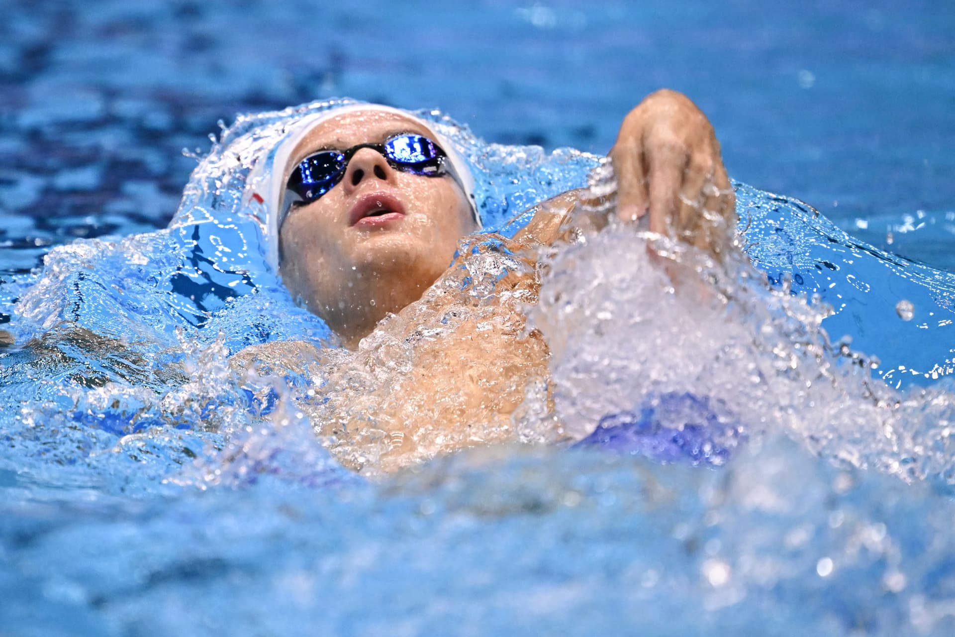 Kós Hubert legyőzte a világcsúcstartó Léon Marchand-t 400 vegyesen