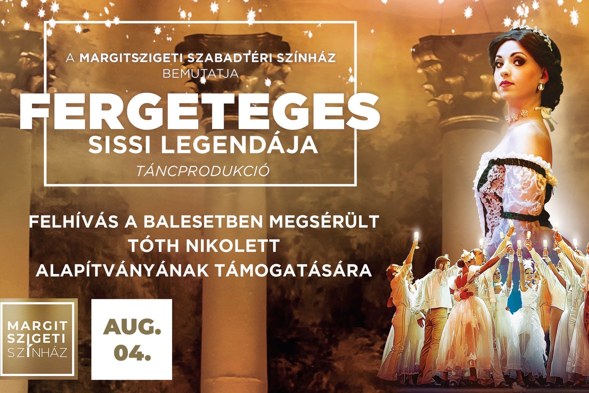 A házomlásban megsérült balerina támogatására gyűjtenek