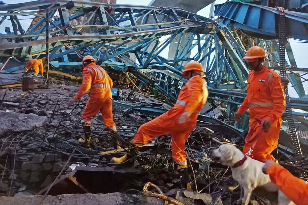 Baleset történt egy vasúti híd építkezésén, többen meghaltak